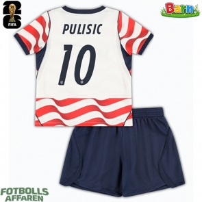 Förenta stater Christian Pulisic #10 Hemmaställ Barn VM 2026 Kortärmad (+ Korta byxor)